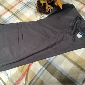 Cherokee Womens Dark Gray Scrub Top